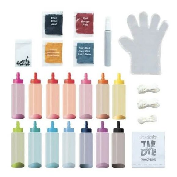 NEW Create Basics 101 pc Tie Dye Party Tub Kit - Picture 3 of 6